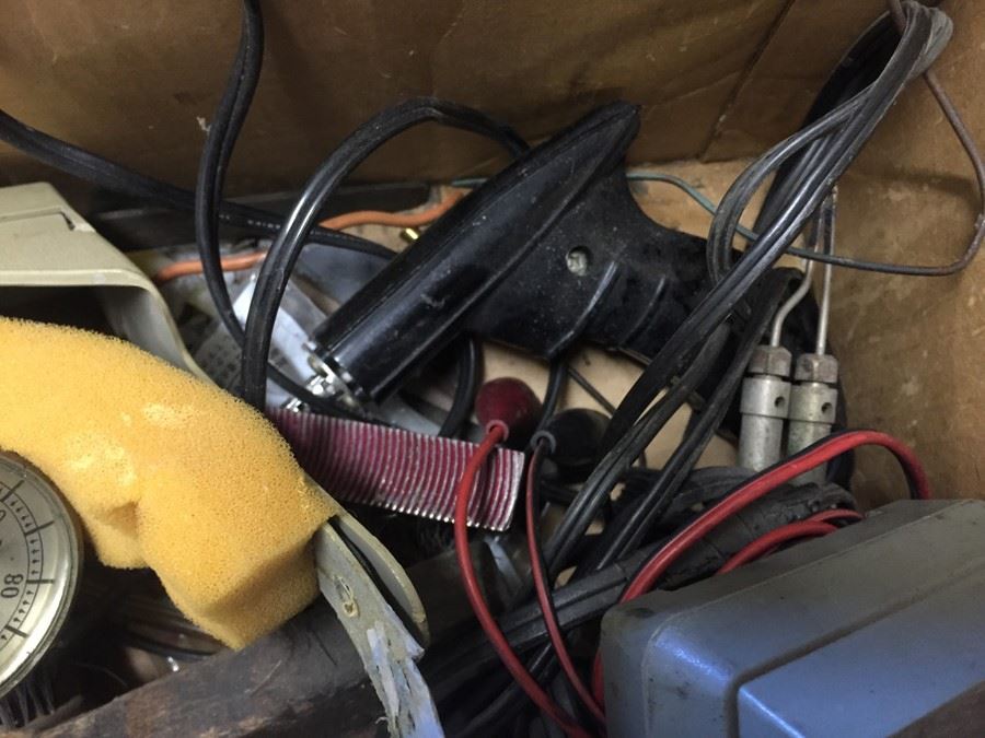 Box Of Gauges, Meters And Various Items [Photo 5]