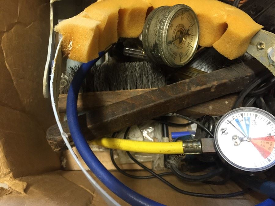 Box Of Gauges, Meters And Various Items [Photo 7]