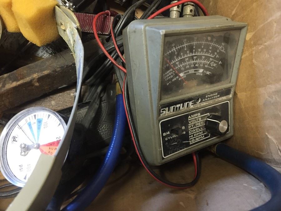 Box Of Gauges, Meters And Various Items [Photo 6]