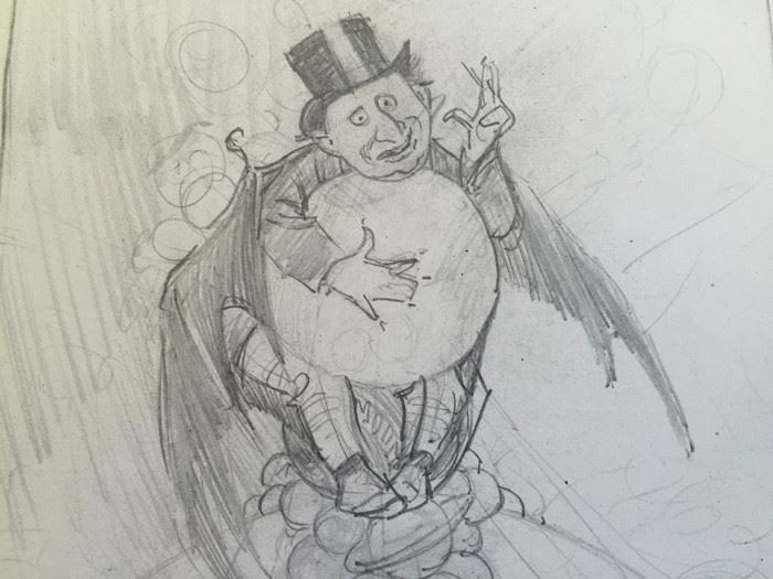 Original Pair Of F. A. Carter (Fernando Carter) Satirical Sketches Titled 'Tis true prosperity to have no want' [Photo 3]