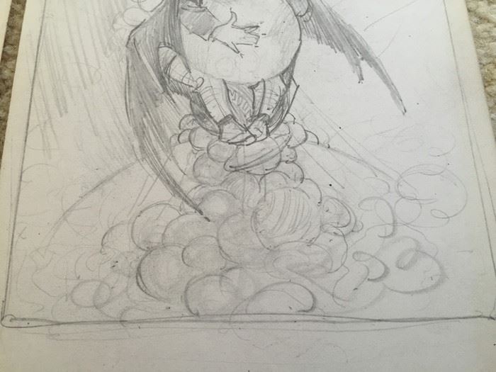 Original Pair Of F. A. Carter (Fernando Carter) Satirical Sketches Titled 'Tis true prosperity to have no want' [Photo 12]