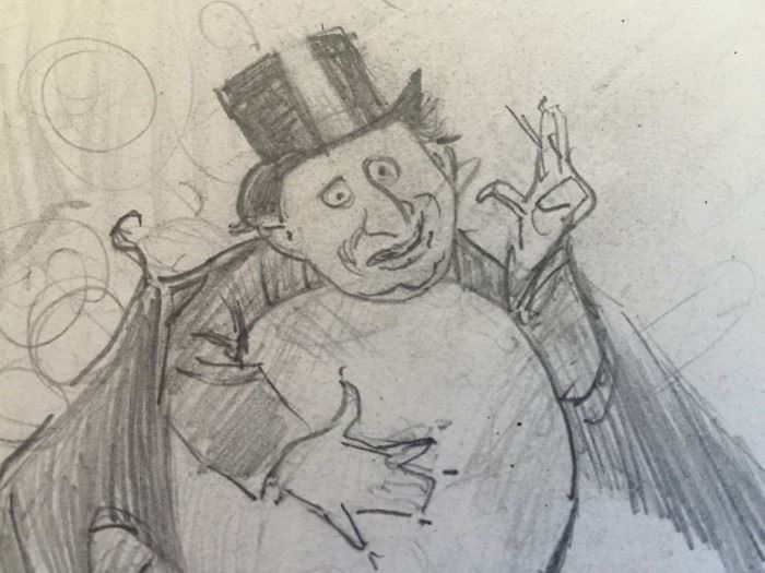 Original Pair Of F. A. Carter (Fernando Carter) Satirical Sketches Titled 'Tis true prosperity to have no want' [Photo 10]