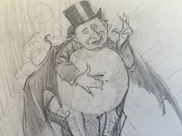 Original Pair Of F. A. Carter (Fernando Carter) Satirical Sketches Titled 'Tis true prosperity to have no want' [Photo 9]