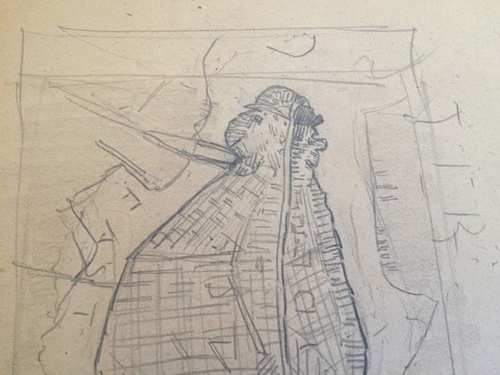 Original F. A. Carter (Fernando Carter) Satirical Sketch Of Early New York City Manhattan Map [Photo 2]