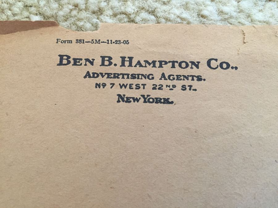 Original F. A. Carter (Fernando Carter) Advertising Sketch For Regal Shoes Horse & Carriage Ben B. Hampton Advertising Agents New York [Photo 3]