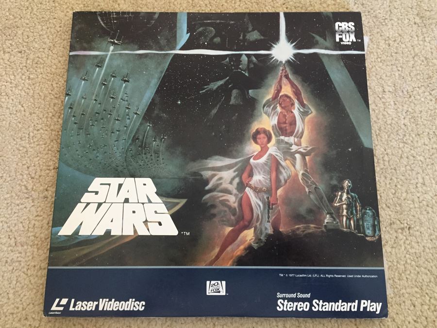 1977 Star Wars Movie On Laser Videodisc [Photo 1]
