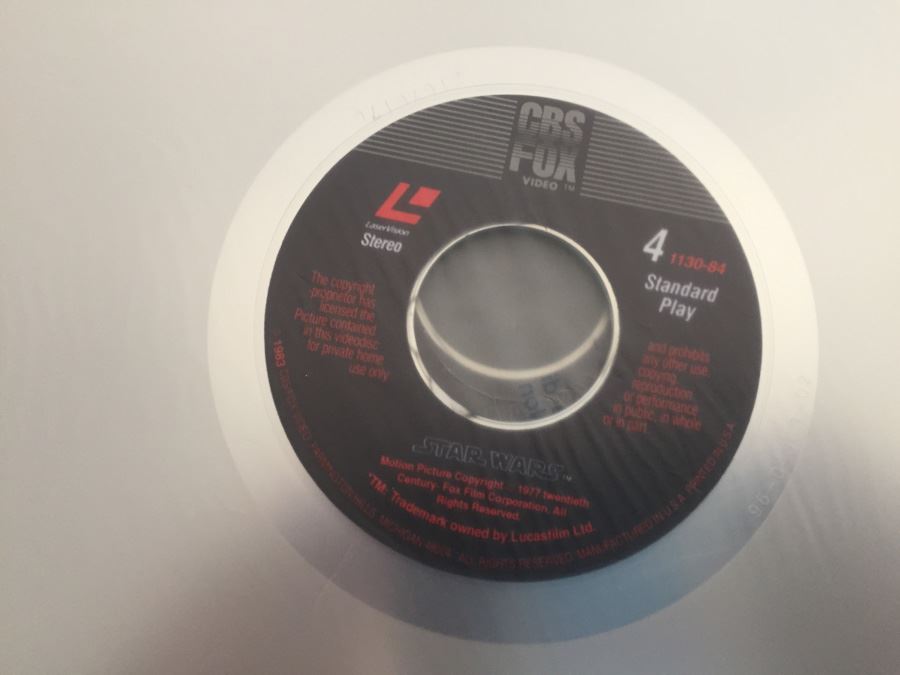 1977 Star Wars Movie On Laser Videodisc [Photo 21]