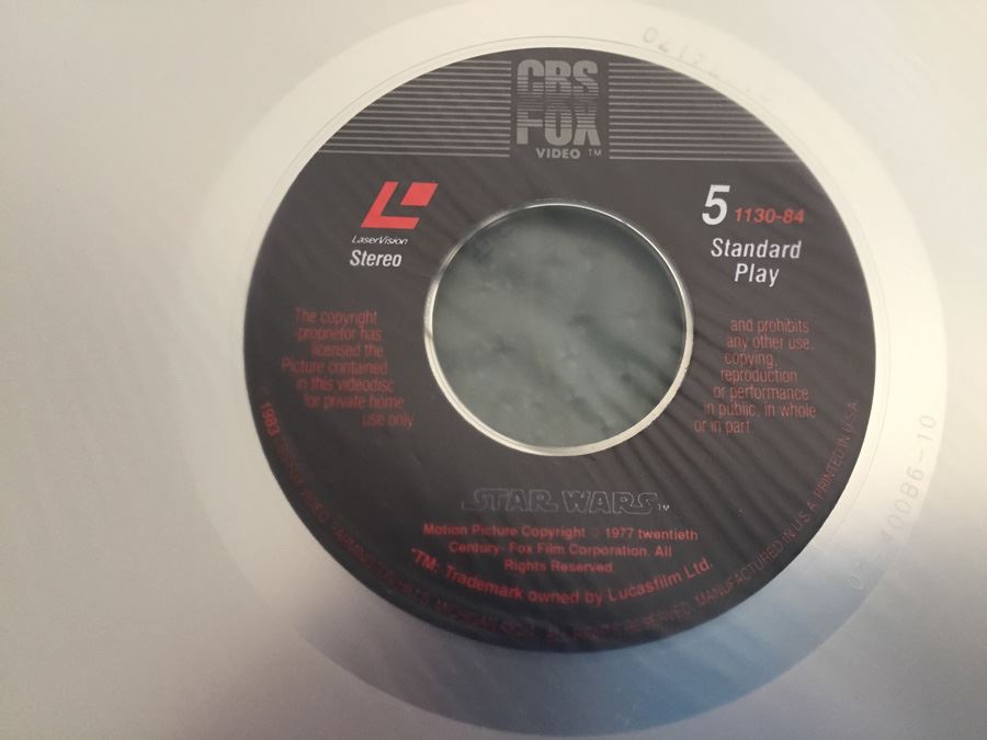 1977 Star Wars Movie On Laser Videodisc [Photo 22]