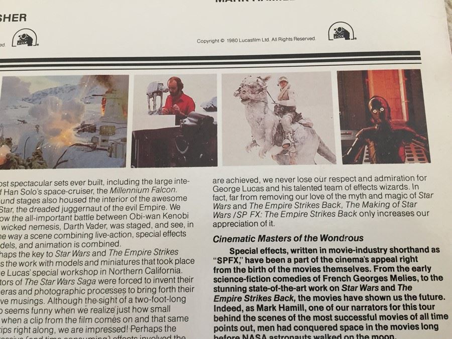 The Making Of Star Wars And The Empire Strikes Back On Laser Videodisc [Photo 8]