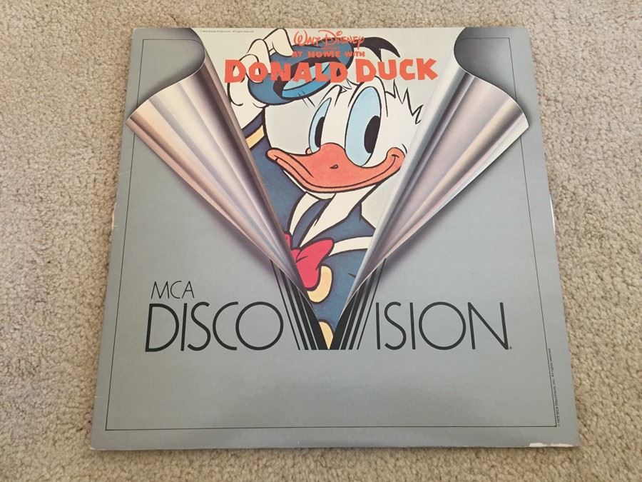 Walt Disney Presents At Home With Donald Duck On Laser Videodisc [Photo 1]