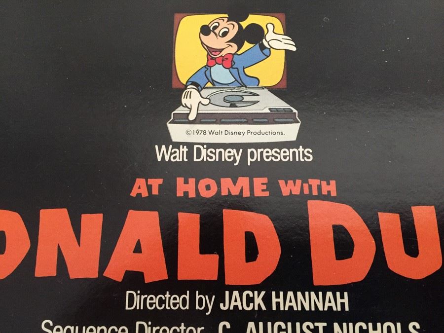 Walt Disney Presents At Home With Donald Duck On Laser Videodisc [Photo 4]