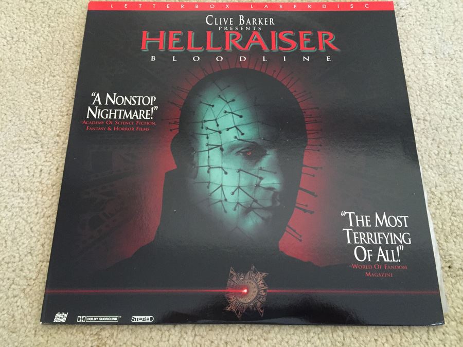 Hellraiser Bloodline Clive Barker Horror LaserDisc [Photo 1]