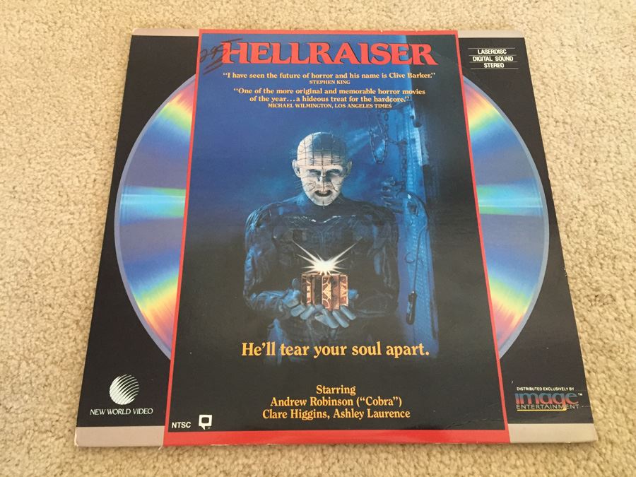 Hellraiser Horror LaserDisc [Photo 1]