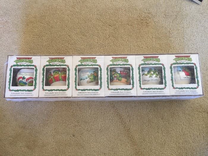 Teenage Mutant Ninja Turtles Mirage Studios 1990 Ornaments New In Box [Photo 1]