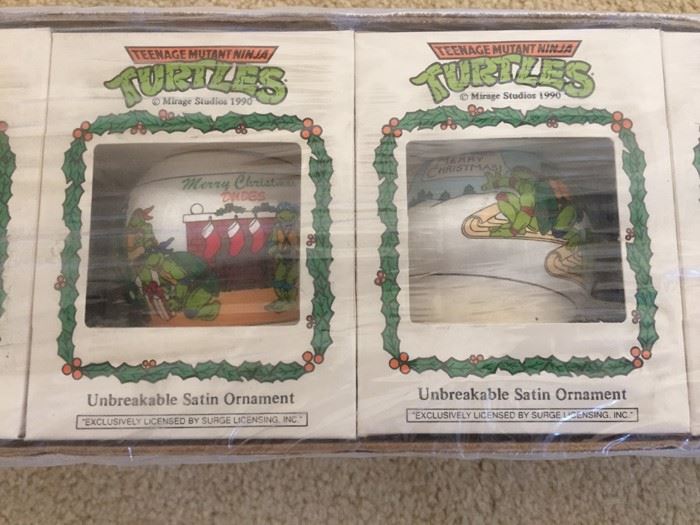 Teenage Mutant Ninja Turtles Mirage Studios 1990 Ornaments New In Box [Photo 6]