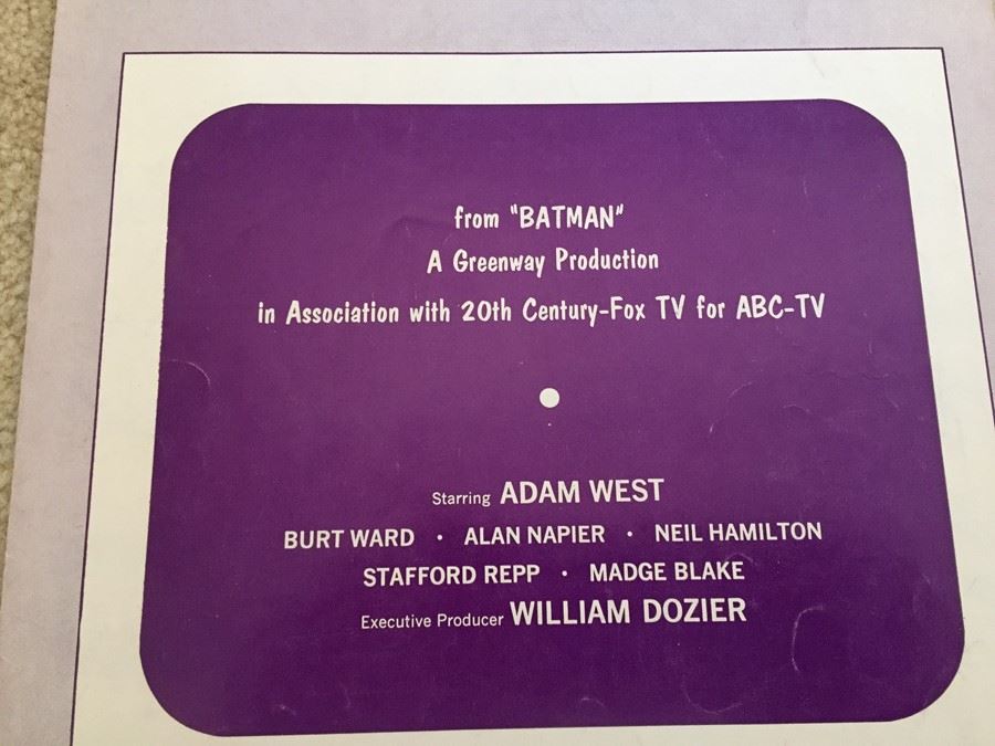 BATMAN Theme Sheet Music From 'BATMAN' Adam West 1966 [Photo 4]