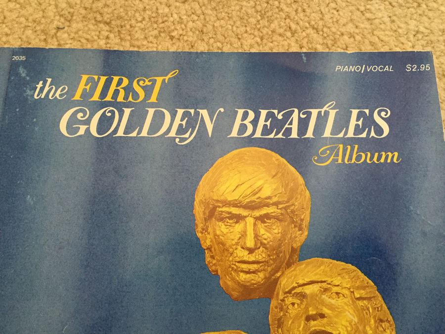 The First Golden Beatles Album Sheet Music Book Copyright 1964 Beatles [Photo 4]