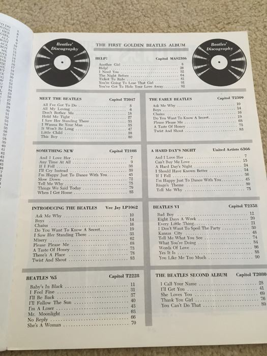 The First Golden Beatles Album Sheet Music Book Copyright 1964 Beatles [Photo 10]