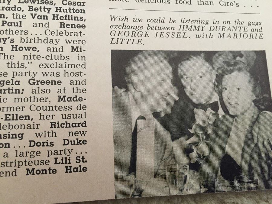 Ciro's Capers Xavier Cugat Marilyn Monroe Hand Written Songs Sunset Blvd Hollywood CA 'It Might As Well Be Spring' [Photo 8]