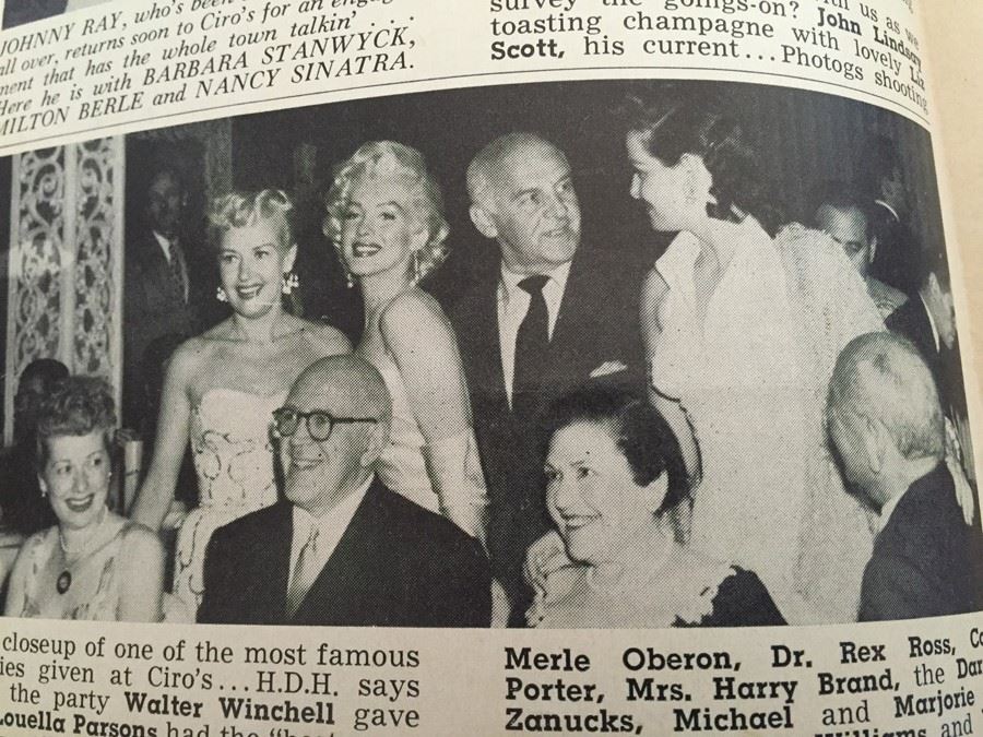 Ciro's Capers Xavier Cugat Marilyn Monroe Hand Written Songs Sunset Blvd Hollywood CA 'It Might As Well Be Spring' [Photo 3]