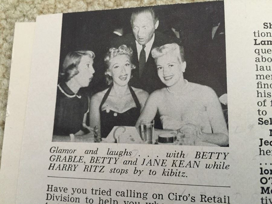 Ciro's Capers Xavier Cugat Marilyn Monroe Hand Written Songs Sunset Blvd Hollywood CA 'It Might As Well Be Spring' [Photo 11]