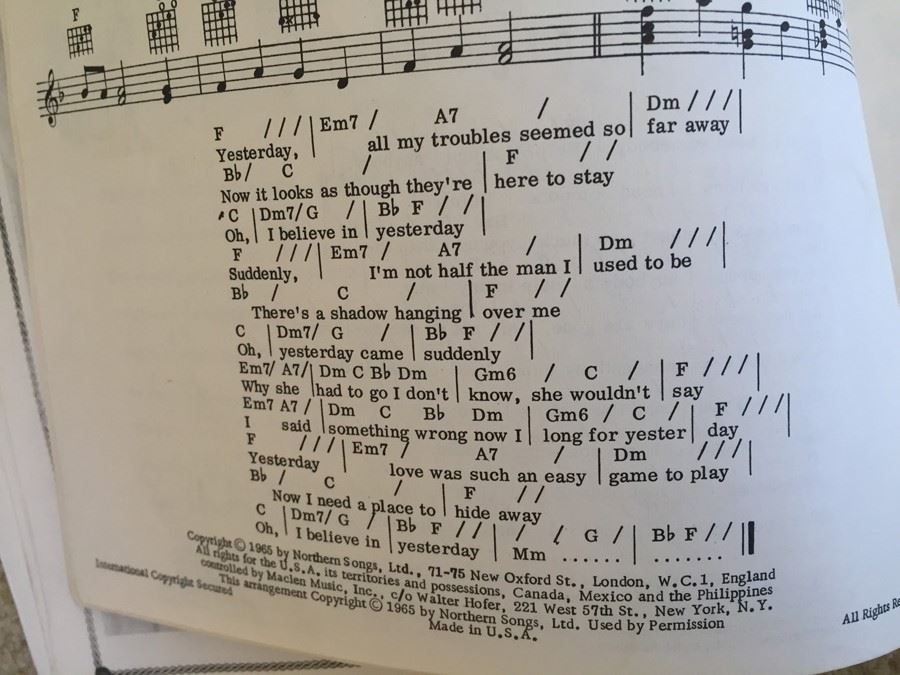 The Beatles Deluxe Guitar Album 1966 First Edition Chas. H. Hansen Music Corp. [Photo 13]