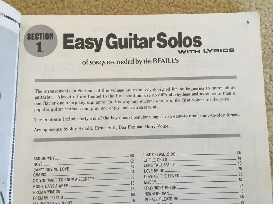 The Beatles Deluxe Guitar Album 1966 First Edition Chas. H. Hansen Music Corp. [Photo 8]