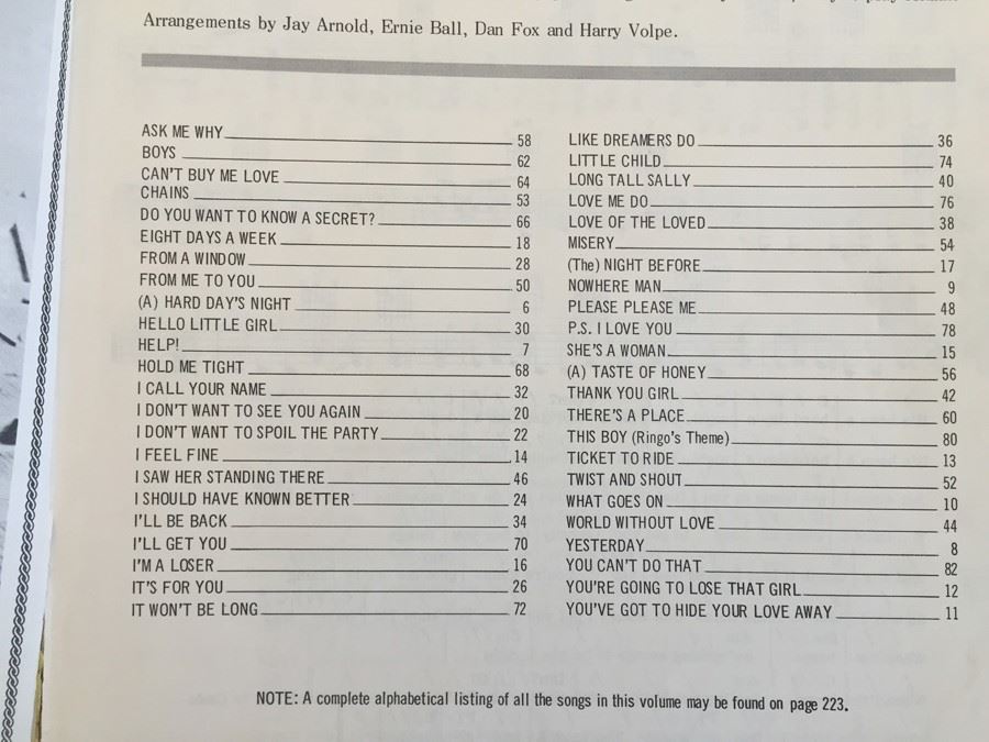 The Beatles Deluxe Guitar Album 1966 First Edition Chas. H. Hansen Music Corp. [Photo 9]