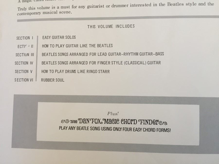 The Beatles Deluxe Guitar Album 1966 First Edition Chas. H. Hansen Music Corp. [Photo 3]