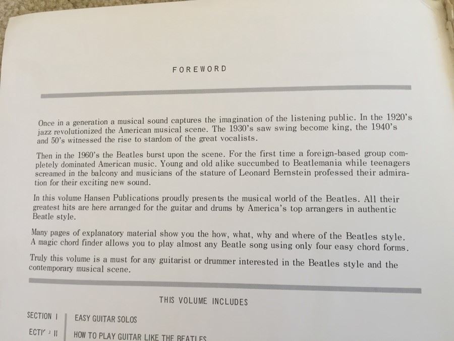 The Beatles Deluxe Guitar Album 1966 First Edition Chas. H. Hansen Music Corp. [Photo 4]