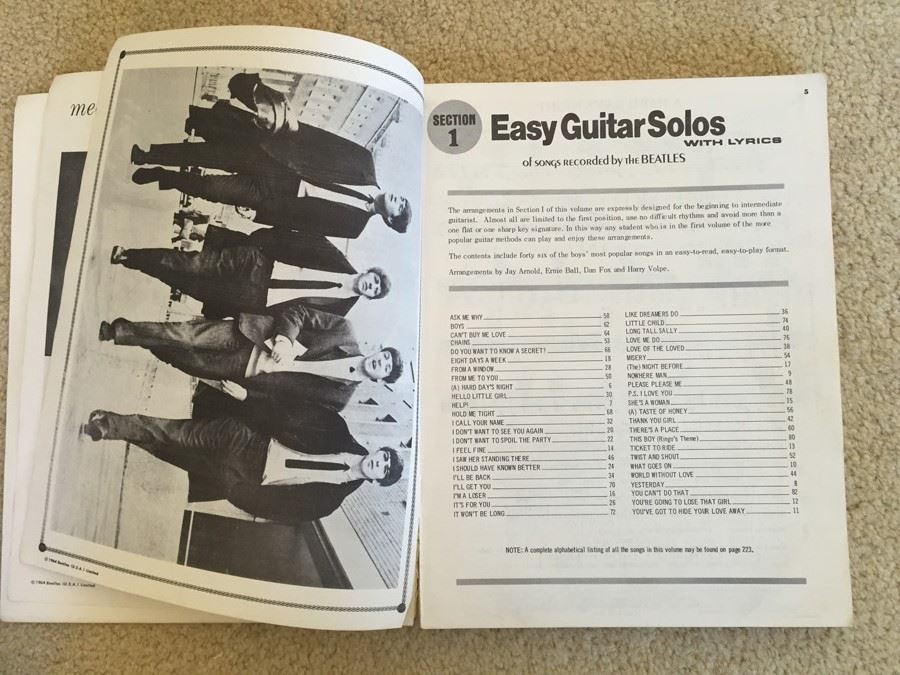 The Beatles Deluxe Guitar Album 1966 First Edition Chas. H. Hansen Music Corp. [Photo 7]