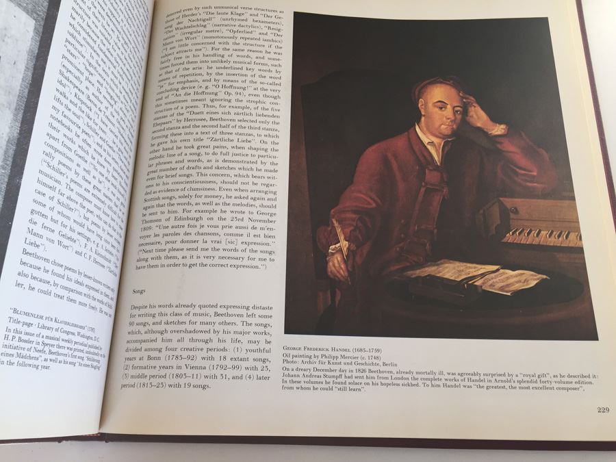 Ludwig Van Beethoven Bicentennial Edition 1770-1970 Book Copyright 1970 Deutsche Grammophon [Photo 10]
