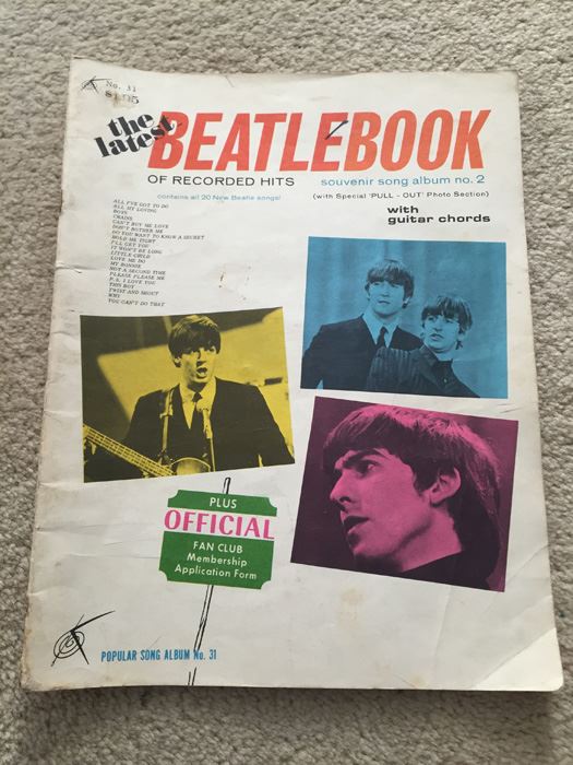 The Latest Beatles Book Of Recorded Hits Souvenir Song Album No. 2 BeatleBook
