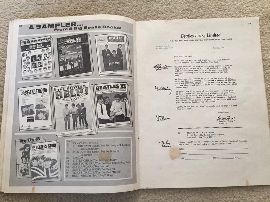 The Beatles Souvenir Music Book Rubber Soul [Photo 7]