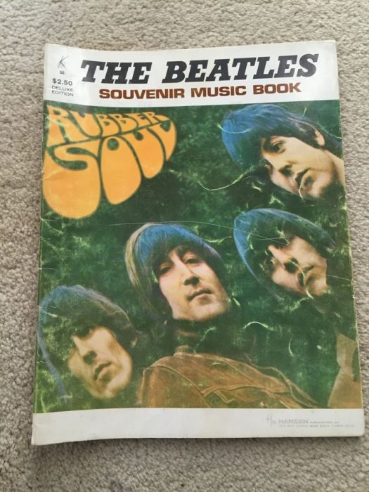 The Beatles Souvenir Music Book Rubber Soul