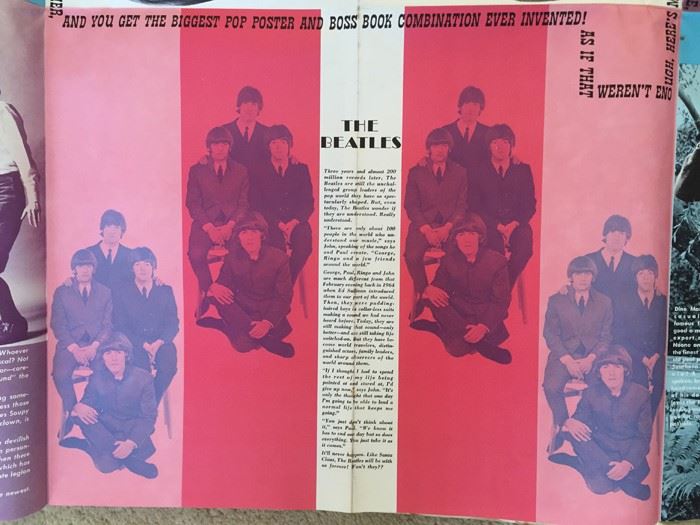 Giant Groups Groove-Out Wall-Sized Pop Pin-Ups Of The Beatles The Rolling Stones [Photo 6]