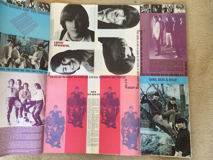 Giant Groups Groove-Out Wall-Sized Pop Pin-Ups Of The Beatles The Rolling Stones [Photo 2]