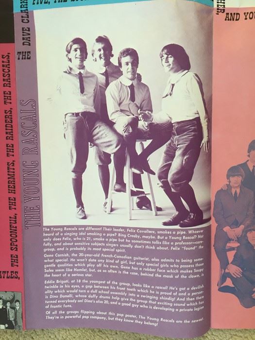 Giant Groups Groove-Out Wall-Sized Pop Pin-Ups Of The Beatles The Rolling Stones [Photo 10]