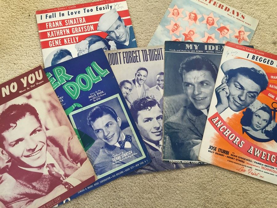 Frank Sinatra ‎Sheet Music Lot