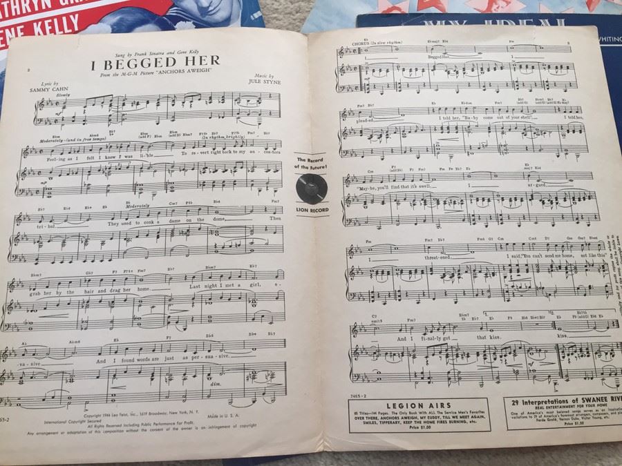 Frank Sinatra ‎Sheet Music Lot [Photo 7]