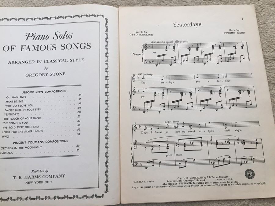 Frank Sinatra ‎Sheet Music Lot [Photo 15]