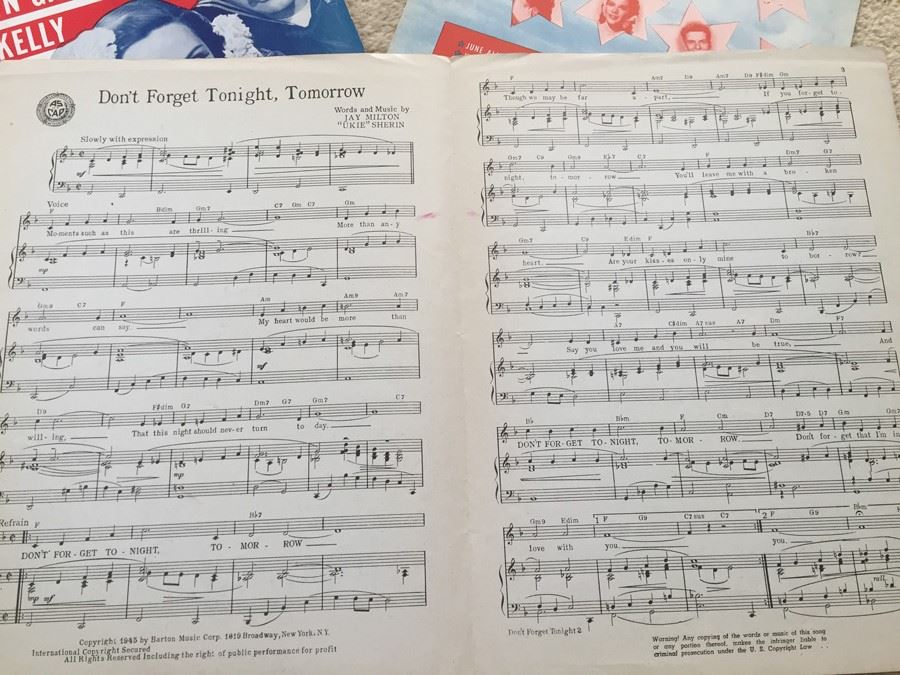 Frank Sinatra ‎Sheet Music Lot [Photo 11]