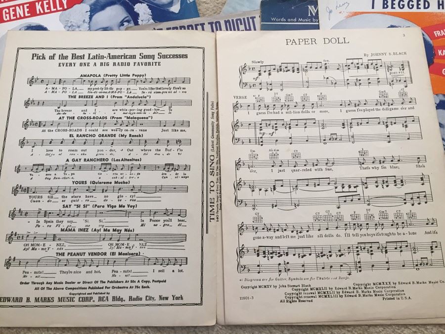Frank Sinatra ‎Sheet Music Lot [Photo 5]