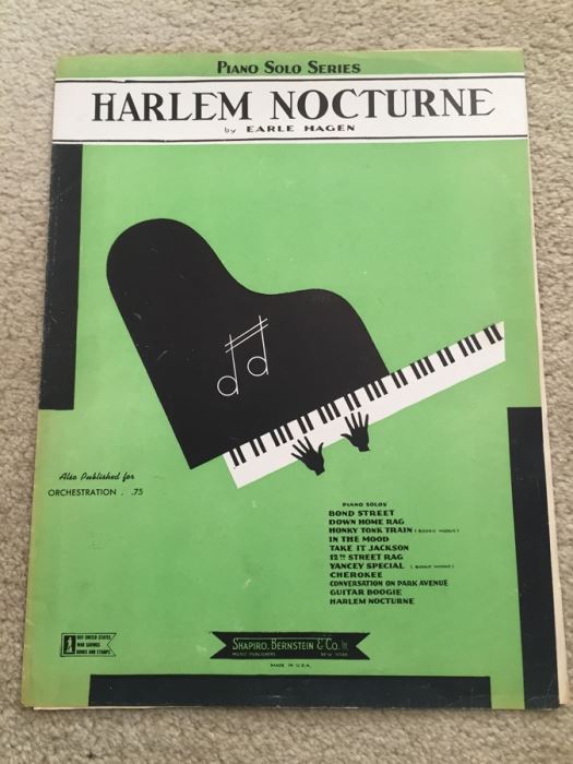 Harlem Nocturne By Earle Hagen Sheet Music [Photo 1]