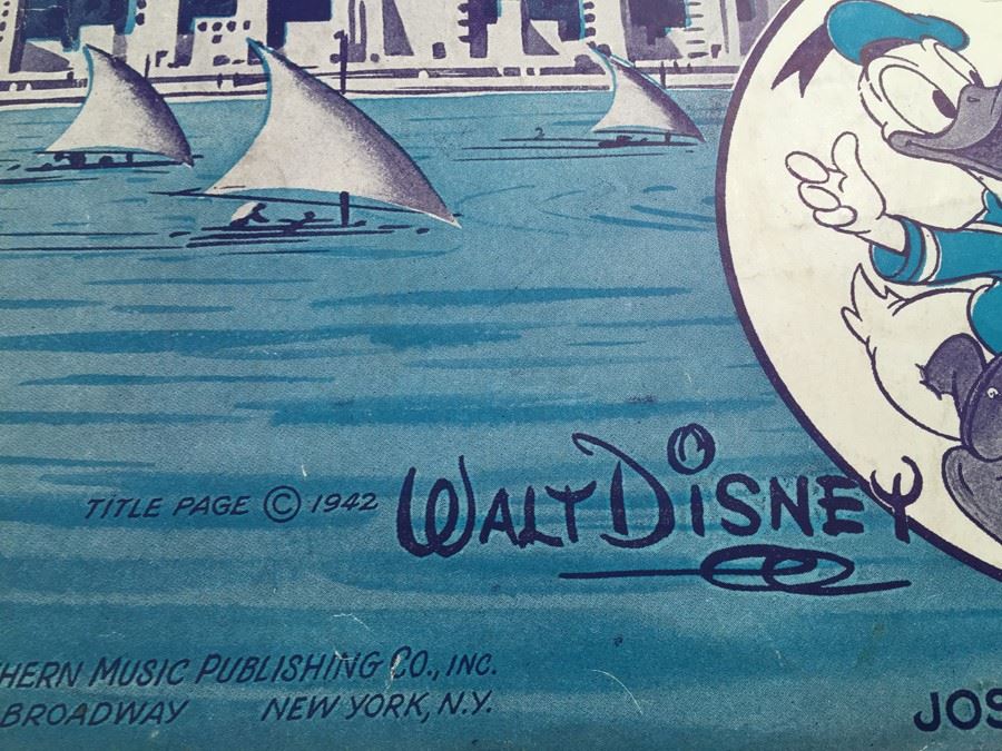 Walt Disney Motion Picture 'Saludos Amigos' Brazil Sheet Music [Photo 3]