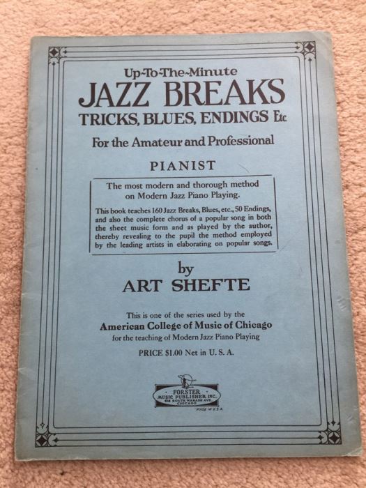 Jazz Breaks Tricks, Blues, Endings, Etc Sheet Music For Modern Jazz Piano Playing [Photo 1]