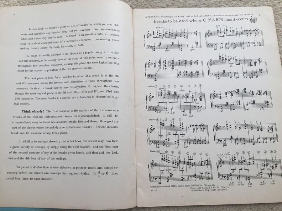 Jazz Breaks Tricks, Blues, Endings, Etc Sheet Music For Modern Jazz Piano Playing [Photo 3]