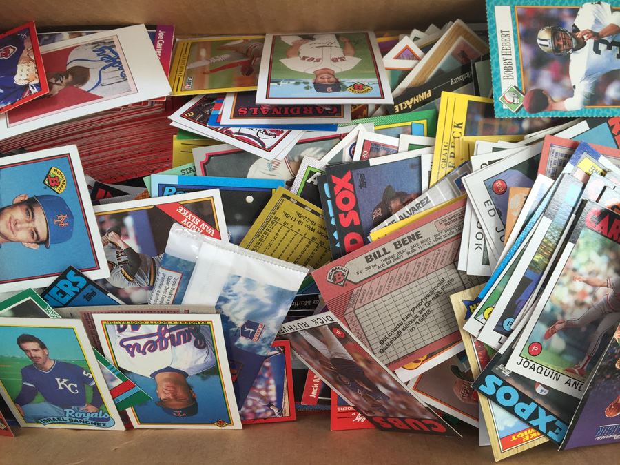 Box Of Baseball, Football and Basketball Cards [Photo 3]