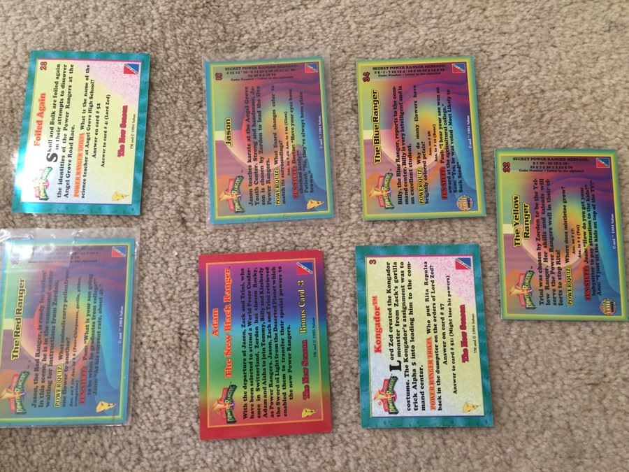 Power Rangers Trading Cards [Photo 8]