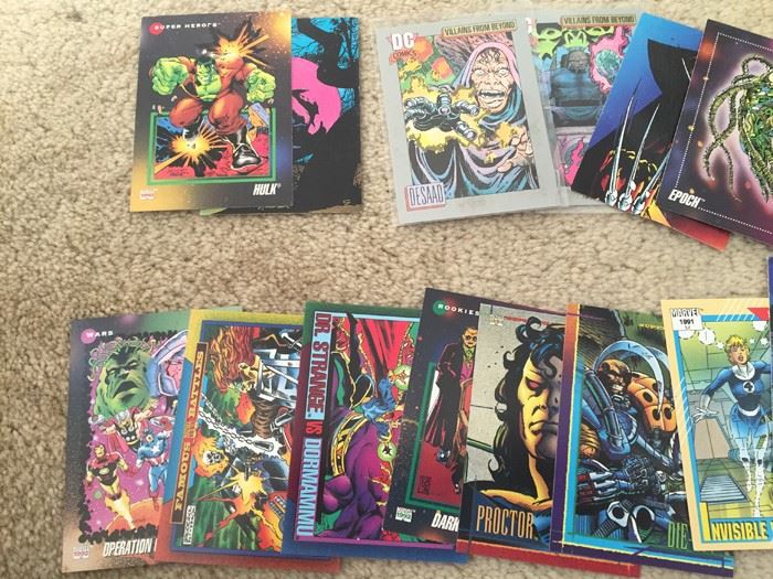 HUGE Lot Of Collectible Super Hero Marvel DC Comics Trading Cards [Photo 16]